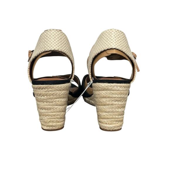 NIB! Lucky Brand Maeylee Espadrille Wedge Strappy Sandals - Size 10 - Picture 8 of 10